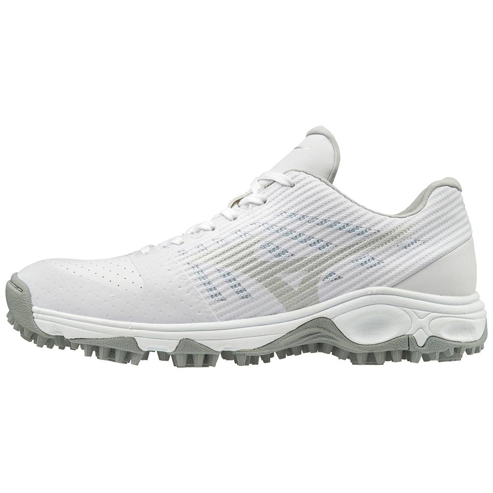 Mizuno Men's Ambition All Surface Low Turf Baseball Shoes White (320595-SKP)